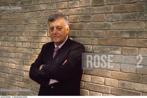 Caption: Nome: .ROSSI ALDO.Descrizione: .ARCHITETTURA ARCHITETTO.Credit: ©Graziano Arici/Rosebud2 / Costo: .A.Nazione: .ITALIA.Cittˆ: ..Data: .1992