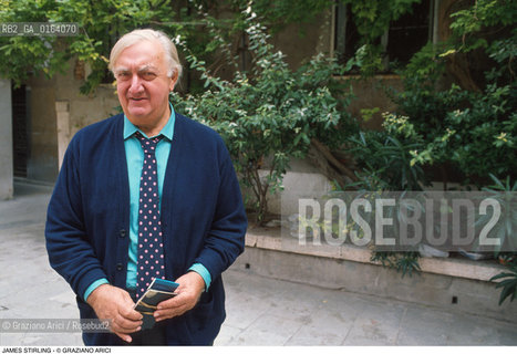Caption: Nome: .STIRLING JAMES.Descrizione: .ARCHITETTO / ALLA BIENNALE ARCHITETTURA.Credit: ©Graziano Arici/Rosebud2 / Costo: .A.Nazione: .GRAN BRETAGNA.Cittˆ: ..Data: .1992