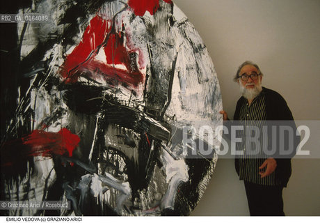 Nome: .VEDOVA EMILIO.Descrizione: .ARTE PITTORE / AL PAC.Credit: ©Graziano Arici/Rosebud2 / Costo: .A.Nazione: .ITALIA.Cittˆ: .MILANO.Data: .1991.