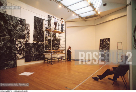 Caption: Nome: .VEDOVA EMILIO.Descrizione: .ARTE PITTORE /AL PAC.Credit: ©Graziano Arici/Rosebud2 / Costo: .A.Nazione: .ITALIA.Cittˆ: .MILANO.Data: .1991