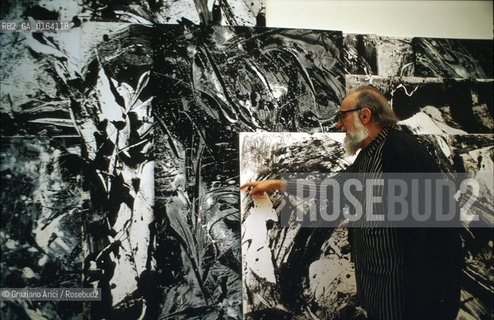 Caption: Nome: .VEDOVA EMILIO.Descrizione: .ARTE PITTORE /AL PAC.Credit: ©Graziano Arici/Rosebud2 / Costo: .A.Nazione: .ITALIA.Cittˆ: .MILANO.Data: .1991