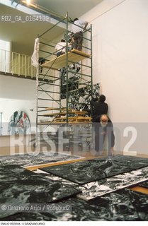 Caption: Nome: .VEDOVA EMILIO.Descrizione: .ARTE PITTORE /AL PAC.Credit: ©Graziano Arici/Rosebud2 / Costo: .A.Nazione: .ITALIA.Cittˆ: .MILANO.Data: .1991