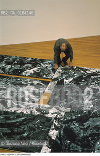 Caption: Nome: .VEDOVA EMILIO.Descrizione: .ARTE PITTORE /AL PAC.Credit: ©Graziano Arici/Rosebud2 / Costo: .A.Nazione: .ITALIA.Cittˆ: .MILANO.Data: .1991