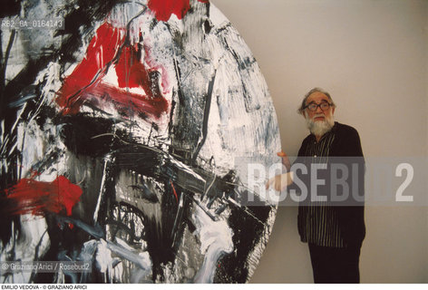 Caption: Nome: .VEDOVA EMILIO.Descrizione: .ARTE PITTORE /AL PAC.Credit: ©Graziano Arici/Rosebud2 / Costo: .A.Nazione: .ITALIA.Cittˆ: .MILANO.Data: .1991