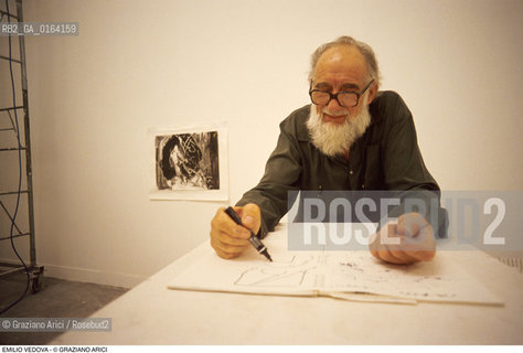 Caption: Nome: .VEDOVA EMILIO.Descrizione: .ARTE PITTORE / AL PAC.Credit: ©Graziano Arici/Rosebud2 / Costo: .A.Nazione: .ITALIA.Cittˆ: .MILANO.Data: .1991