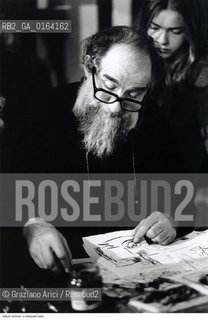 Caption: Nome: .VEDOVA EMILIO.Descrizione: .ARTE PITTORE / ALL ACCADEMIA DI BELLE ARTI.Credit: ©Graziano Arici/Rosebud2 / Costo: .A.Nazione: .ITALIA.Cittˆ: ..Data: .1982