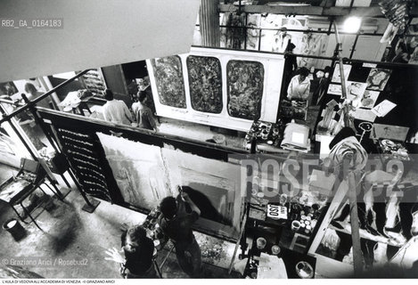 Caption: Nome: .VEDOVA EMILIO.Descrizione: .ARTE PITTORE LAULA ALLACCADEMIA DI VENEZIA.Credit: ©Graziano Arici/Rosebud2 / Costo: .A.Nazione: .ITALIA.Cittˆ: ..Data: .1987