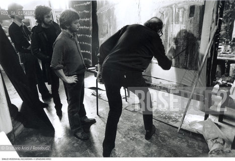 Caption: Nome: .VEDOVA EMILIO.Descrizione: .ARTE PITTORE ALLACCADEMIA DI   BELLE ARTI DI VENEZIA.Credit: ©Graziano Arici/Rosebud2 / Costo: .A.Nazione: .ITALIA.Cittˆ: ..Data: .1987
