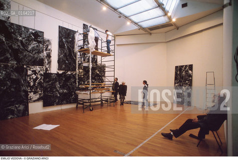 Caption: Nome: .VEDOVA EMILIO.Descrizione: .ARTE PITTORE /AL PAC.Credit: ©Graziano Arici/Rosebud2 / Costo: .A.Nazione: .ITALIA.Cittˆ: .MILANO.Data: .1991