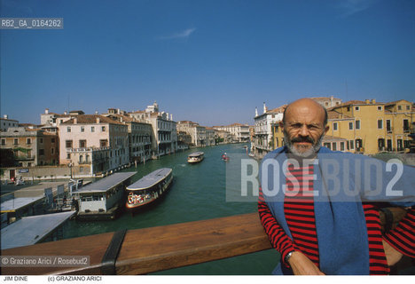 Nome: .DINE JIM.Descrizione: .ARTE PITTORE A VENEZIA.Credit: ©Graziano Arici/Rosebud2 / Costo: .A.Nazione: .USA.Cittˆ: .VENEZIA.Data: .1988.