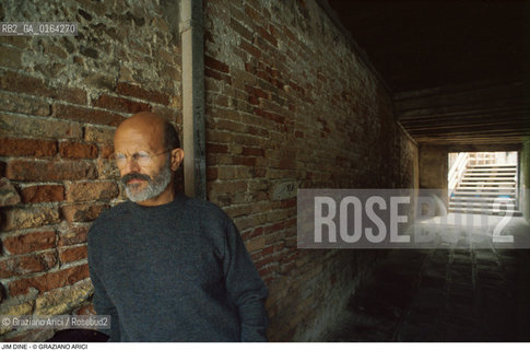 Nome: .DINE JIM.Descrizione: .ARTE PITTORE A VENEZIA.Credit: ©Graziano Arici/Rosebud2 / Costo: .A.Nazione: .USA.Cittˆ: ..Data: .1988.
