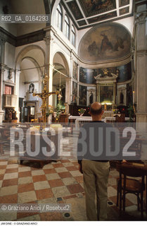 Nome: .DINE JIM.Descrizione: .ARTE PITTORE A VENEZIA / CHIESA DI SAN GIOVANNI GRISOSTOMO.Credit: ©Graziano Arici/Rosebud2 / Costo: .A.Nazione: .USA.Cittˆ: ..Data: .1988.