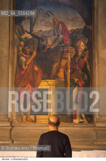 Nome: .DINE JIM.Descrizione: .ARTE PITTORE A VENEZIA / CHIESA DI SAN GIOVANNI GRISOSTOMO.Credit: ©Graziano Arici/Rosebud2 / Costo: .A.Nazione: .USA.Cittˆ: ..Data: .1988.
