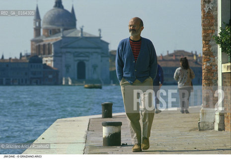 Nome: .DINE JIM.Descrizione: .ARTE PITTORE A VENEZIA.Credit: ©Graziano Arici/Rosebud2 / Costo: .A.Nazione: .USA.Cittˆ: .VENEZIA.Data: .1988.