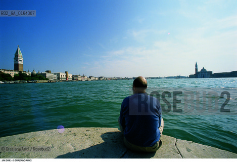 Nome: .DINE JIM.Descrizione: .ARTE PITTORE A VENEZIA.Credit: ©Graziano Arici/Rosebud2 / Costo: .A.Nazione: .USA.Cittˆ: ..Data: .1988.