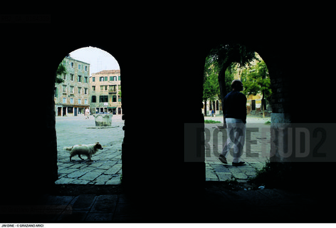 Nome: .DINE JIM.Descrizione: .ARTE PITTORE A VENEZIA.Credit: ©Graziano Arici/Rosebud2 / Costo: .A.Nazione: .USA.Cittˆ: ..Data: .1988.