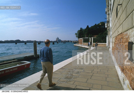 Nome: .DINE JIM.Descrizione: .ARTE PITTORE A VENEZIA.Credit: ©Graziano Arici/Rosebud2 / Costo: .A.Nazione: .USA.Cittˆ: .VENEZIA.Data: .1985.