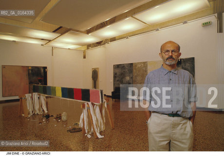 Nome: .DINE JIM.Descrizione: .ARTE PITTORE.Credit: ©Graziano Arici/Rosebud2 / Costo: .A.Nazione: .USA.Cittˆ: .VENEZIA.Data: .1985.