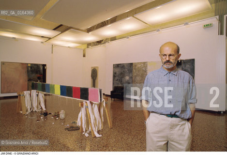 Nome: .DINE JIM.Descrizione: .ARTE PITTORE / MOSTRA DI JIM DINE A CA PESARO.Credit: ©Graziano Arici/Rosebud2 / Costo: .A.Nazione: .USA.Cittˆ: ..Data: .1985.