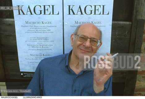 Nome:.KAGEL MAURICIO.Descrizione:.MUSICA CLASSICA COMPOSITORE.CLASSIC MUSIC  COMPOSER.Credit:.Graziano Arici/Rosebud2/.Costo:.A.Nazione:.ARGENTINA / GERMANIA.ARGENTINA / GERMANY.Cittˆ:.VENEZIA.Data:.1991.