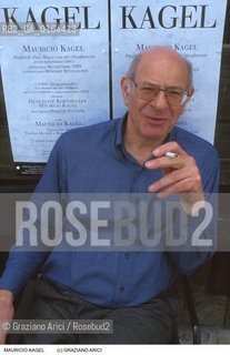 Nome:.KAGEL MAURICIO.Descrizione:.MUSICA CLASSICA COMPOSITORE.CLASSIC MUSIC  COMPOSER.Credit:.Graziano Arici/Rosebud2/.Costo:.A.Nazione:.ARGENTINA / GERMANIA.ARGENTINA / GERMANY.Cittˆ:.VENEZIA.Data:.1991.