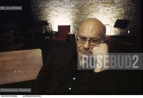 Nome:.KAGEL MAURICIO.Descrizione:.MUSICA CLASSICA COMPOSITORE.CLASSIC MUSIC  COMPOSER.Credit:.Graziano Arici/Rosebud2/.Costo:.A.Nazione:.ARGENTINA / GERMANIA.ARGENTINA / GERMANY.Cittˆ:.VENEZIA.Data:.1991.