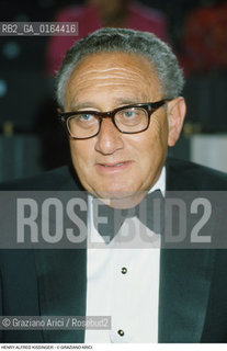 Caption: Nome:.KISSINGER HENRY ALFRED.Descrizione:.POLITICO SEGRETARIO DI STATO USA (1973-76) NOBEL PER LA PACE 1973.POLITICAL SECRETARY OF STATE USA (1973-76) PEACE NOBEL PRIZE 1973.Credit:.G. ARICI/.Costo:.A.Nazione:.USA.Cittˆ:..Data:.1994