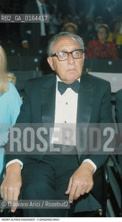 Caption: Nome:.KISSINGER HENRY ALFRED.Descrizione:.POLITICO SEGRETARIO DI STATO USA (1973-76) NOBEL PER LA PACE 1973.POLITICAL SECRETARY OF STATE USA (1973-76) PEACE NOBEL PRIZE 1973.Credit:.G. ARICI/.Costo:.A.Nazione:.USA.Cittˆ:..Data:.1994