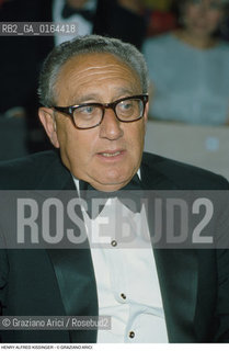 Caption: Nome:.KISSINGER HENRY ALFRED.Descrizione:.POLITICO SEGRETARIO DI STATO USA (1973-76) NOBEL PER LA PACE 1973.POLITICAL SECRETARY OF STATE USA (1973-76) PEACE NOBEL PRIZE 1973.Credit:.G. ARICI/.Costo:.A.Nazione:.USA.Cittˆ:..Data:.1994