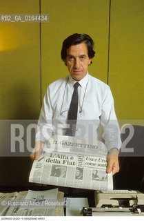 Caption: Nome: .LAGO GIORGIO.Descrizione: .GIORNALISTA DIRETTORE DEL QUOTIDIANO (GIORNALE) IL GAZZETTINO (1984-96).JOURNALIST DIRECTOR OF NEWSPAPER IL GAZZETTINO (1984-96).Credit: ©Graziano Arici/Rosebud2 / Costo: .A.Nazione: .ITALIA.ITALY.Cittˆ: ..Data: .1995