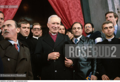 Caption: Nome: .LEFEBVRE MARCEL.Descrizione: .RELIGIONE VESCOVO SCOMUNICATO NEL 1988.RELIGION EXCOMMUNICATED BISHOP IN 1988.Credit: ©Graziano Arici/Rosebud2 / Costo: .A.Nazione: .FRANCIA.FRANCE.Cittˆ: ..Data: .1978