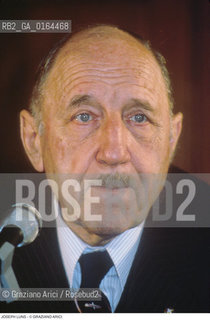Caption: Nome: .LUNS JOSEPH.Descrizione: .SEGRETARIO GENERALE DELLA NATO.GENERAL SECRETARY  OF OTAN.Credit: ©Graziano Arici/Rosebud2 / Costo: .A.Nazione: .ITALIA.ITALY.Cittˆ: ..Data: .1994