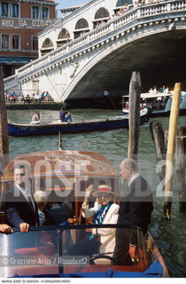 Caption: Nome: .MARIA JOSE DI SAVOIA.Descrizione: .EX REGINA DITALIA MOGLIE DI UMBERTO I DI SAVOIA / IN BARCA A VENEZIA.EX QUEEN OF ITALY WIFE OF UMBERTO I OF SAVOIA / IN BOAT IN VENICE.Credit: ©Graziano Arici/Rosebud2 / Costo: .A.Nazione: .BELGIO.BELGIUM.Cittˆ: ..Data: .1987