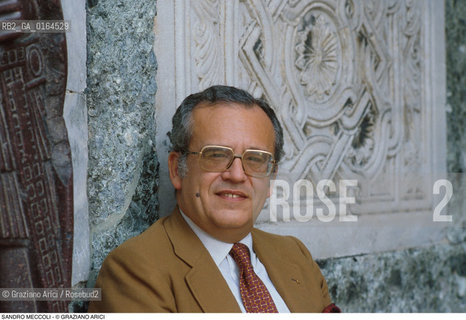 Caption: Nome: .MECCOLI SANDRO.Descrizione: .GIORNALISTA .JOURNALIST .Credit: ©Graziano Arici/Rosebud2 / Costo: .A.Nazione: .ITALIA.ITALY.Cittˆ: ..Data: .1993