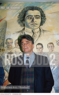 Caption: Nome: .OCCHETTO ACHILLE.Descrizione: .POLITICO SEGRETARIO DEL PARTITO COMUNISTA ITALIANO (1988-1991) SEGRETARIO DEL PDS - PARTITO DEMOCRATICO DELLA SINISTRA - (1991-1994) .POLITICAL SECRETARY OF ITALIAN COMMUNIST PARTY  (1988-1991)  SECRETARY OF PDS (1991-1994) .Credit: ©Graziano Arici/Rosebud2 / Costo: .A.Nazione: .ITALIA.ITALY.Cittˆ: ..Data: .1989