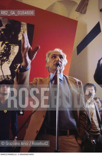 Caption: Nome: .PANNELLA MARCO.Descrizione: .POLITICA POLITICO LEADER DEL PARTITO RADICALE.Credit: ©Graziano Arici/Rosebud2 / Costo: .A.Nazione: .ITALIA.Cittˆ: ..Data: .1982