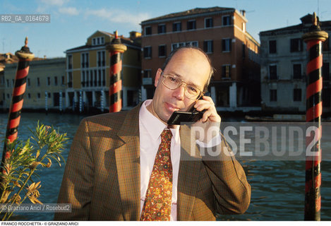 Caption: Nome: .ROCCHETTA FRANCO.Descrizione: .POLITICA POLITICO LEADER DELLA LIGA VENETA.Credit: ©Graziano Arici/Rosebud2 / Costo: .A.Nazione: .ITALIA.Cittˆ: ..Data: .1997