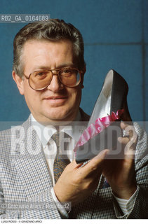 Caption: Nome: .ROSSI LUIGI.Descrizione: .ECONOMIA INDUSTRIALE CALZATURE / PROPRIETARIO DEL QUOTIDIANO IL GAZZETTINO.ECONOMICS INDUSTRIAL FOOTWEAR / OWNER OF THE NEWSPAPER IL GAZZETTINO.Credit: ©Graziano Arici/Rosebud2 / Costo: .A.Nazione: .ITALIA.ITALY.Cittˆ: ..Data: .1995