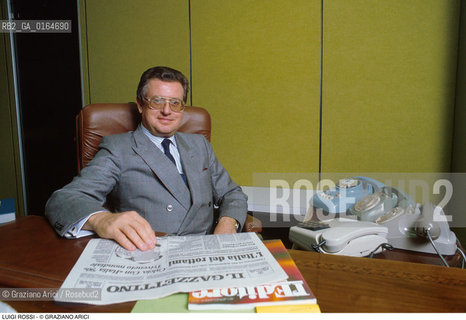 Caption: Nome: .ROSSI LUIGI.Descrizione: .ECONOMIA INDUSTRIALE CALZATURE / PROPRIETARIO DEL QUOTIDIANO IL GAZZETTINO.ECONOMICS INDUSTRIAL FOOTWEAR / OWNER OF THE NEWSPAPER IL GAZZETTINO.Credit: ©Graziano Arici/Rosebud2 / Costo: .A.Nazione: .ITALIA.ITALY.Cittˆ: ..Data: .1995