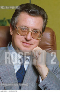 Caption: Nome: .ROSSI LUIGI.Descrizione: .ECONOMIA INDUSTRIALE CALZATURE / PROPRIETARIO DEL QUOTIDIANO IL GAZZETTINO.ECONOMICS INDUSTRIAL FOOTWEAR / OWNER OF THE NEWSPAPER IL GAZZETTINO.Credit: ©Graziano Arici/Rosebud2 / Costo: .A.Nazione: .ITALIA.ITALY.Cittˆ: ..Data: .1995