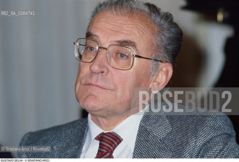Caption: Nome: .SELVA GUSTAVO.Descrizione: .GIORNALISTA DIRETTORE DEL QUOTIDIANO (GIORNALE) IL GAZZETTINO .JOURNALIST DIRECTOR OF NEWSPAPER IL GAZZETTINO .Credit: ©Graziano Arici/Rosebud2 / Costo: .A.Nazione: .ITALIA.ITALY.Cittˆ: ..Data: .1983