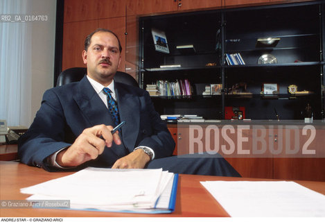 Caption: Nome: .STAR ANDREJ.Descrizione: .POLITICA POLITICO MINISTRO DELLINTERNO DELLA SLOVENIA.Credit: ©Graziano Arici/Rosebud2 / Costo: .A.Nazione: .SLOVENIA.Cittˆ: .LUBIANA.Data: .1995