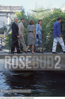 Caption: Nome: .ANDREA WINDSOR.Descrizione: .PRINCIPE DINGHILTERRA / CON LA MOGLIE SARAH FERGUSON A VENEZIA.PRINCE OF ENGLAND / WITH HIS WIFE SARAH FERGUSON IN VENICE.Credit: ©Graziano Arici/Rosebud2 / Costo: .A.Nazione: .GRAN BRETAGNA.GREAT BRITAIN.Cittˆ: ..Data: .1993