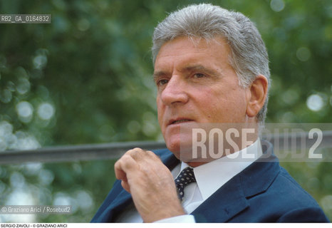 Caption: Nome: .ZAVOLI SERGIO.Descrizione: .GIORNALISTA TELEVISIVO.JOURNALIST TV.Credit: ©Graziano Arici/Rosebud2 / Costo: .A.Nazione: .ITALIA.ITALY.Cittˆ: ..Data: .1986