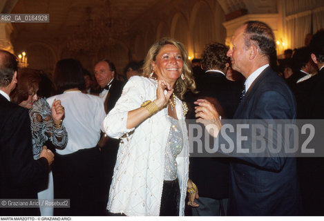 Caption: Nome: .MARZOTTO MARTA.Descrizione: .CONTESSA MODA STILISTA / BALLA / FESTA.COUNTESS FASHION STYLIST / DANCING / PARTY.Credit: ©Graziano Arici/Rosebud2 / Costo: .A.Nazione: .ITALIA.ITALY.Cittˆ: ..Data: .1994