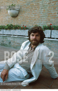 Caption: Nome: .MESSNER REINHOLD.Descrizione: .ALPINISMO ALPINISTA.ALPINISM ALPINIST.Credit: ©Graziano Arici/Rosebud2 / Costo: .A.Nazione: .ITALIA.ITALY.Cittˆ: ..Data: .1993