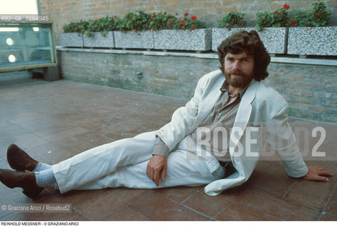 Caption: Nome: .MESSNER REINHOLD.Descrizione: .ALPINISMO ALPINISTA.ALPINISM ALPINIST.Credit: ©Graziano Arici/Rosebud2 / Costo: .A.Nazione: .ITALIA.ITALY.Cittˆ: ..Data: .1993