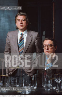 Caption: Nome: .MORETTI CARLO E GIOVANNI.Descrizione: .ARTE ARTISTI VETRAI / BICCHIERI E VASI.ART GLASS ARTIST /  GLASSES AND VASES.Credit: ©Graziano Arici/Rosebud2 / Costo: .A.Nazione: .ITALIA.ITALY.Cittˆ: ..Data: .1984