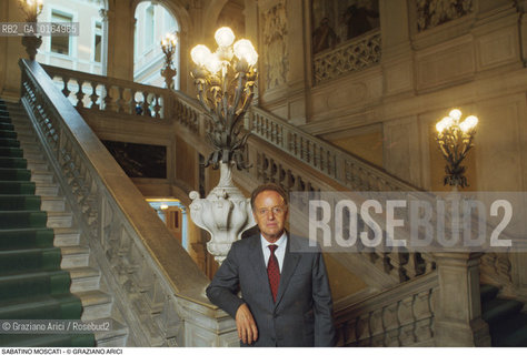 Caption: Nome: .MOSCATI SABATINO.Descrizione: .CURATORE DELLA MOSTRA I FENICI A PALAZZO GRASSI (VENEZIA).TRUSTEE OF EXHIBITION .I FENICI IN PALAZZO GRASSI (VENICE).Credit: ©Graziano Arici/Rosebud2 / Costo: .A.Nazione: .ITALIA.ITALY.Cittˆ: ..Data: .1987