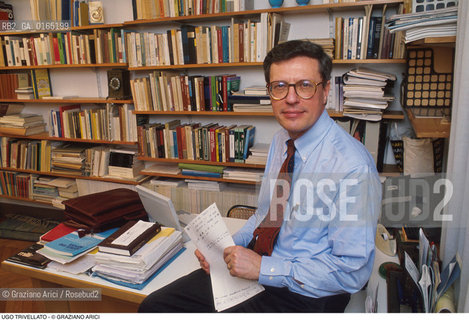 Caption: Caption: Nome: .TRIVELLATO UGO.Descrizione: .ECONOMIA ECONOMISTA.Credit: ©Graziano Arici/Rosebud2 / Costo: .A.Nazione: .ITALIA.Cittˆ: ..Data: .1990